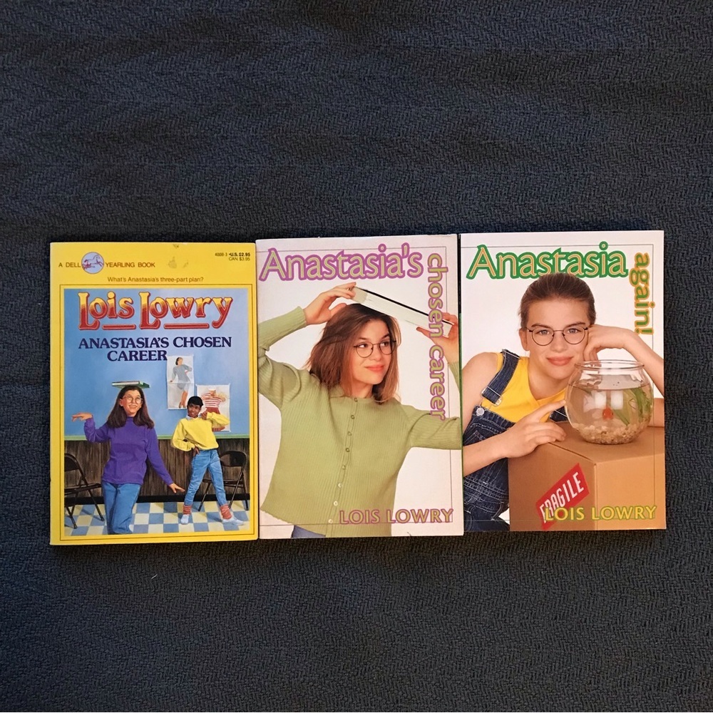 Vintage Lois Lowry Anastasia Book Set Chosen Career, Again!